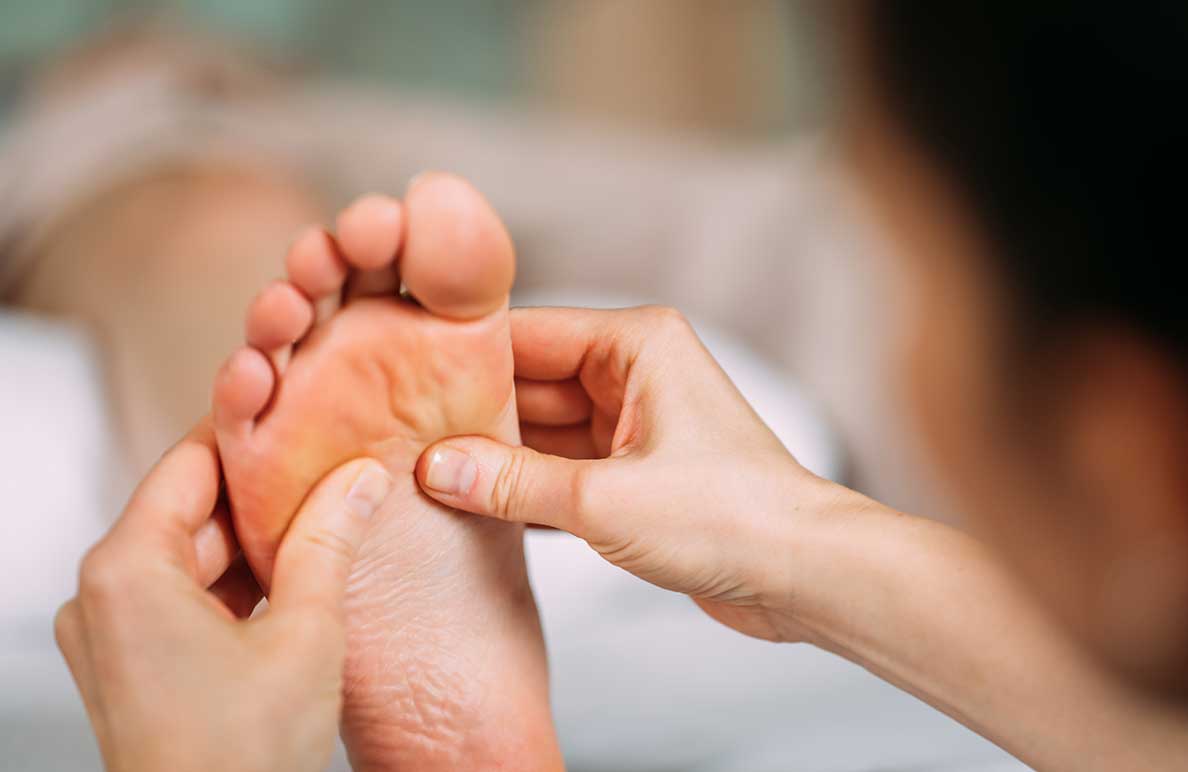Fußreflexzonen-Massage