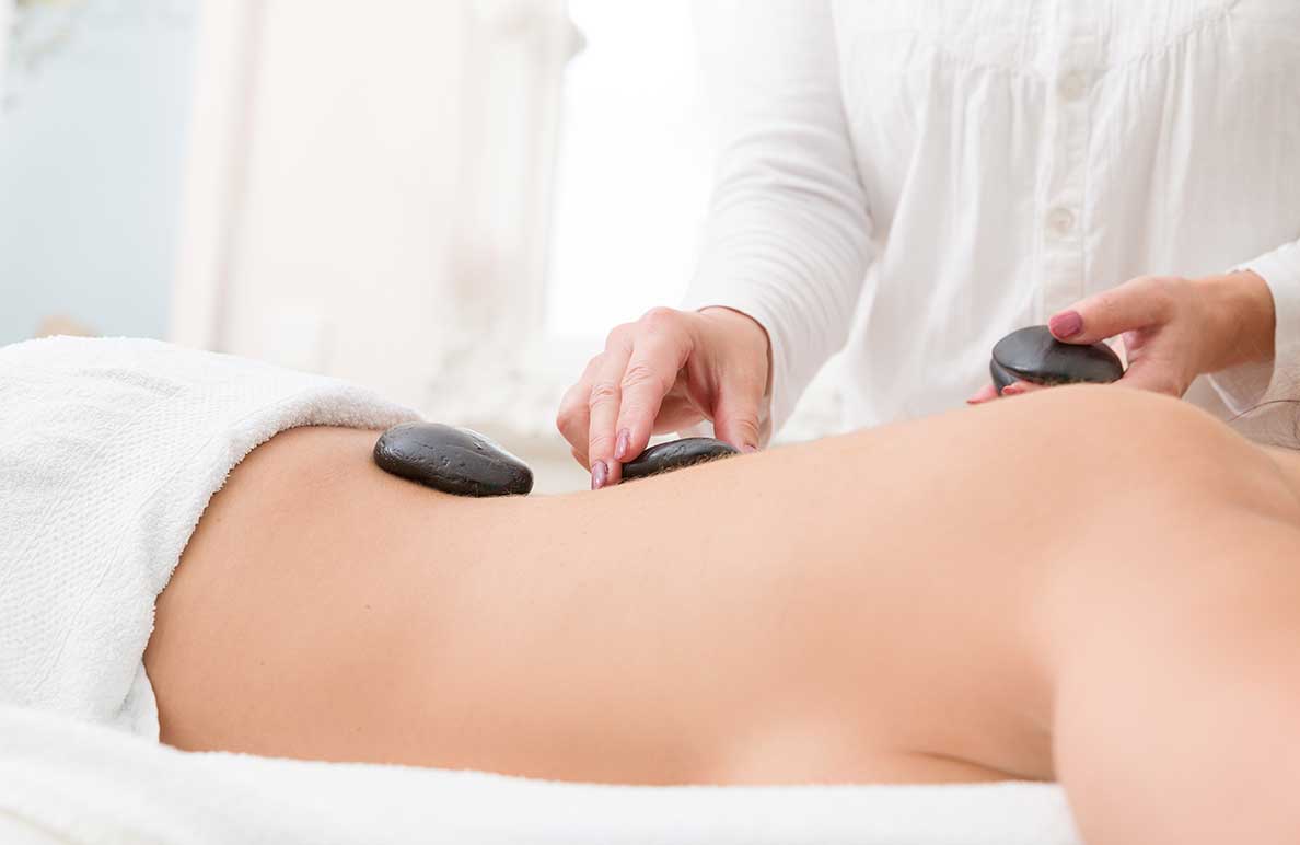 Heiße Steine Massage